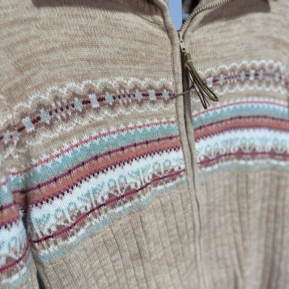 Vintage Zippered Front Sweater - Picture 3 of 5